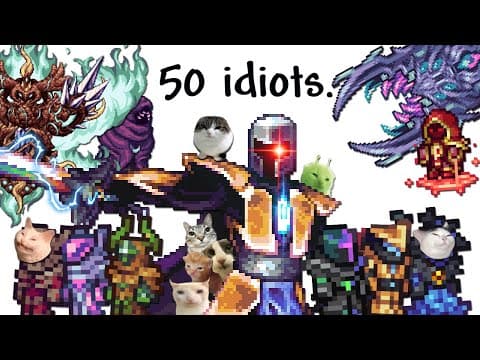 50 Idiots Vs Terraria Calamity Is Perfectly Balanced. - Full Movie