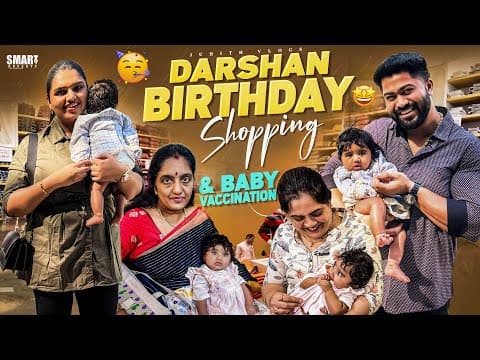 Darshan Birthday Shopping In Bangalore📍and మా Baby Vaccination💉|day In Our Life|