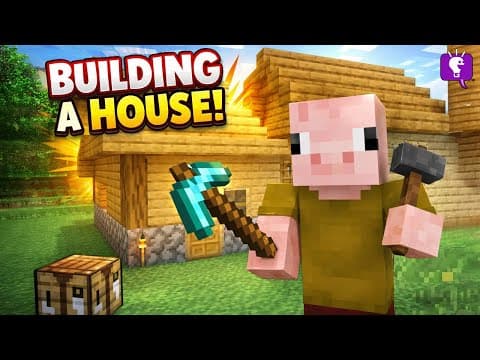 Build A House In Minecraft On Hobbyfamilytv