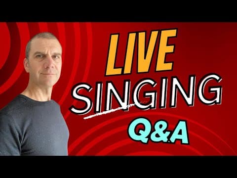 Singing Questions - Coffee Hour - Singing Questions And Answers
