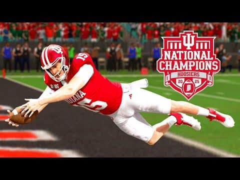 I Attended The Craziest National Championship Game Ever! (indiana Vs Miami)