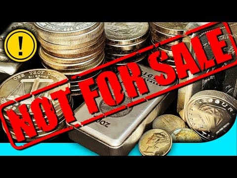 I'm Not Selling Any Of My Silver Right Now! Here's Why!