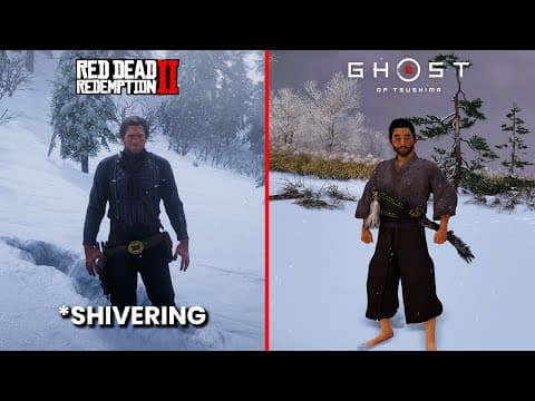 Ghost Of Tsushima Vs Red Dead Redemption: Attention To Detail & Graphics Comparison