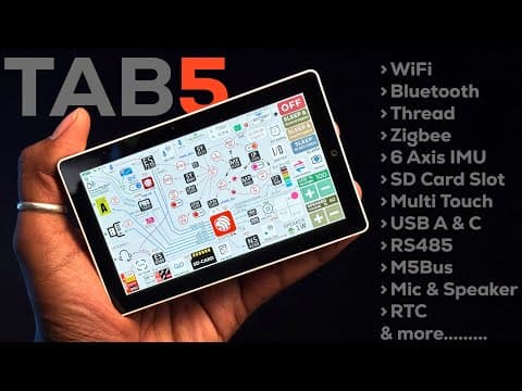 An Esp32 Based Tablet 🤯🔥 | M5 Tab5 | @m5stack
