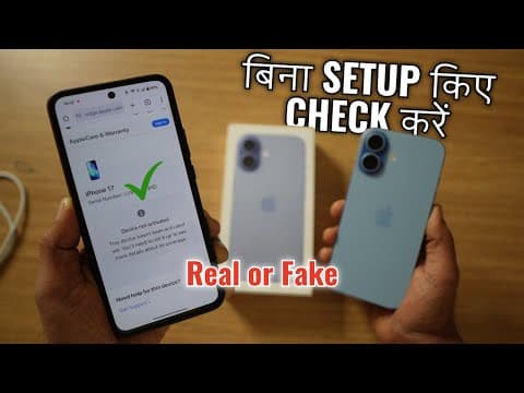 Original Iphone & Activation Bina Setup Kiye Kaise Check Kare - During Open Box Delivery