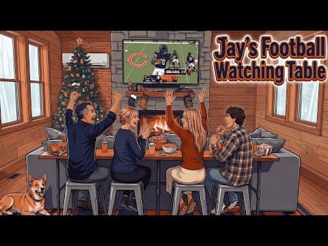 Jay's Biggest Project Ever--episode 33–jay's Diy/custom Football Watching Table/bar!