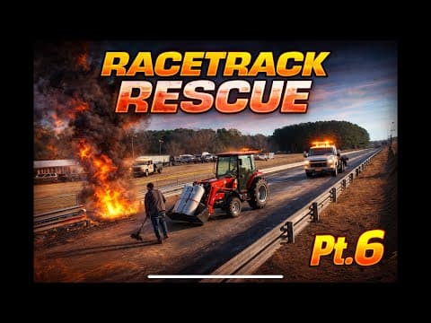 Saving An Abandoned Racetrack Pt. 6!  Cleanup Continues!
