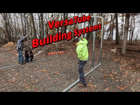 Building Our Versatube Shelter Pt 1 # 798