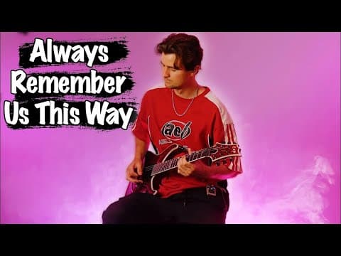 Lady Gaga - Always Remember Us This Way - Electric Guitar Cover | Xvive U-45