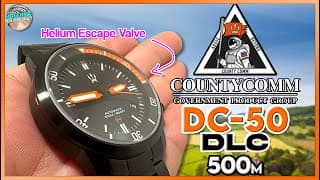 Final Batch! | Countycomm/maratac® 42mm Dlc Stainless Steel 500m(1650ft) Automatic Diver Dc-50