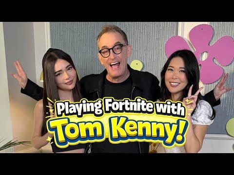 Extra Emily Plays Fortnite With Katchii And Spongebob Voice Actor Tom Kenny!