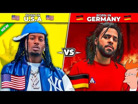Rappers Born In The Usa Vs. Rappers Born Overseas
