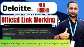 Deloitte Nla Official Link Working Now | Register Now | Deloitte Nla Biggest Hiring |