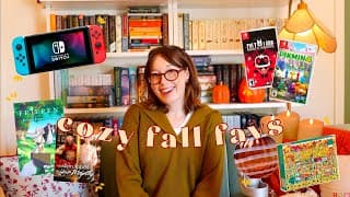 Fall Cozy Hobby Bucket List! (cozy Games, Shows, Home Decor & More!)