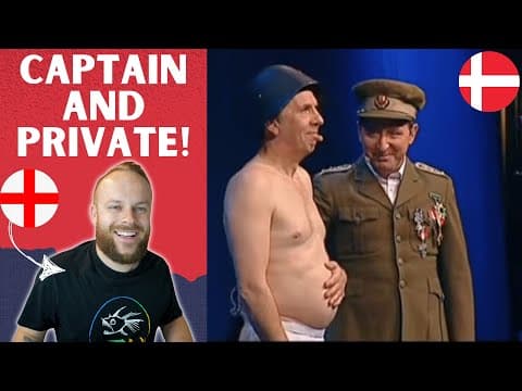 Englishman Reacts To... Danish Comedy -finn & Jacob - "captain & Private"