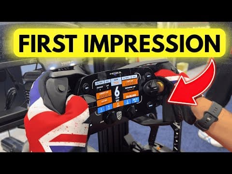 First Drive Of Moza’s Insane New Porsche Steering Wheel