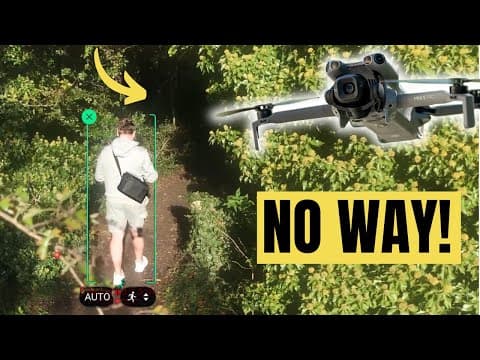 Extreme Dji Mini 5 Pro Active Track Test - Will It Survive?