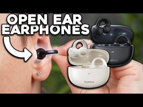 Baseus Bowie Mc1 Pro Open Ear Headphones - A New Clip On Ear Design.