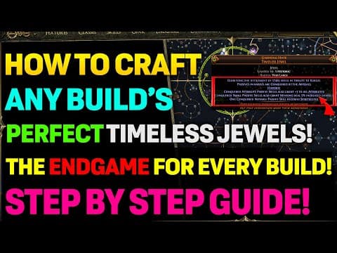 New Seed Crafting Bis Timeless Jewels Method Is Very Good! | Step By Step Guide!