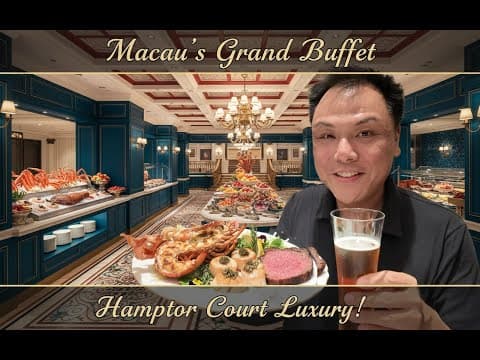 Macau's Most Extravagant $120 Buffet - The Londoner - Lobsters, Truffles, Prime Rib, Caviar & More!