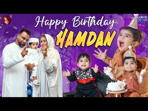 Happy Birthday Hamdan || Myself Chinnaaty || Poorna || Kashif Kreations