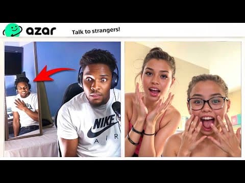 "singing Mirror Reflection Prank On Azar | You Won’t Believe Their Reactions!"