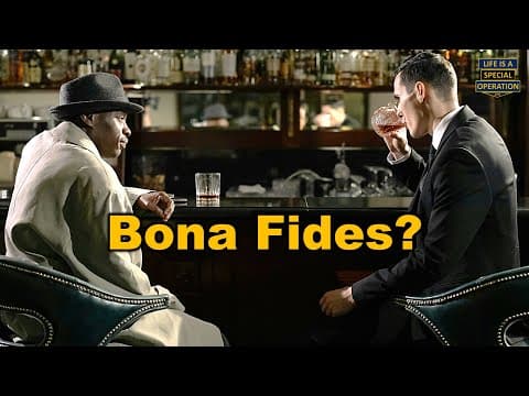 Do You Have The Right Bona Fides?