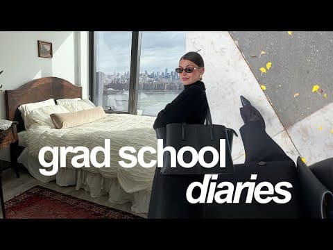 Productive Days In Nyc 🗽 Grad School, Cleaning & Getting Into Routine