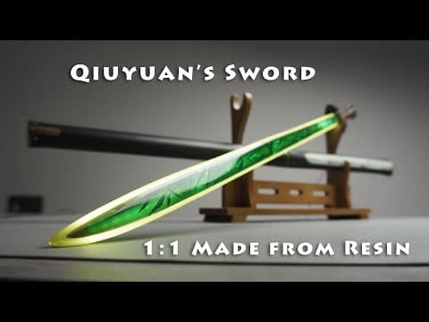 Using Multi-layer Resin To Make Qiuyuan's Sword | Wuthering Waves
