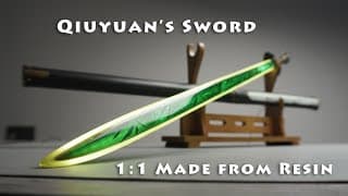 Using Multi-layer Resin To Make Qiuyuan's Sword | Wuthering Waves