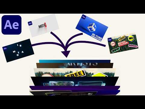 3d Image Flipping Animation In After Effects - After Effects Tutorial