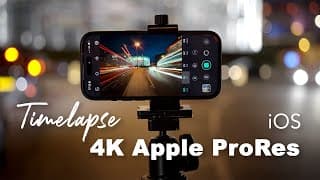 Capture Stunning Timelapse In 4k Apple Prores On Iphone 17 - With Motion Blur Effects!