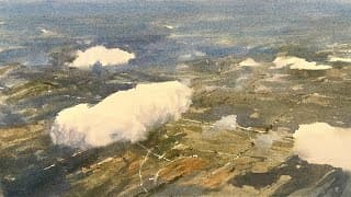 How To Paint A Sky Scene In Watercolor