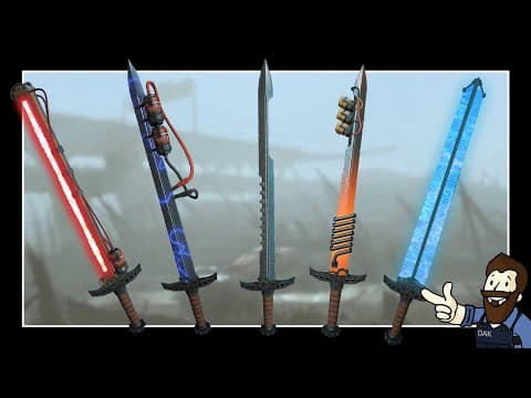 We Made A Laser Sword!!! - Fallout Mod