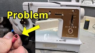 One Loose Wire, One Long Video: Singer Touch & Sew Motor Repair