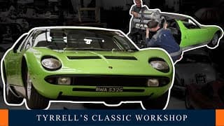 Workshop-rebuilt Miura At The Nec! | Tyrrell's Classic Workshop