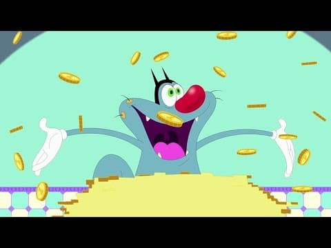Oggy And The Cockroaches - Rich As Oggy | Best Cartoon Collection | New Episodes In Hd
