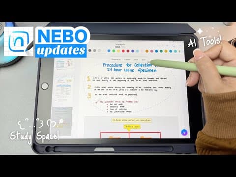 What’s New In Nebo (myscript Notes) 📘 New Look, Features, Tools And Buit-in Ai Tools! ❤︎ Emmy Lou