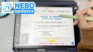 What’s New In Nebo (myscript Notes) 📘 New Look, Features, Tools And Buit-in Ai Tools! ❤︎ Emmy Lou