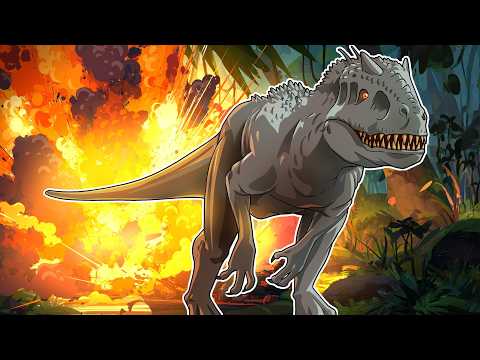 I Simulated 1 Indominus Rex Vs 100 Baby Dinosaurs