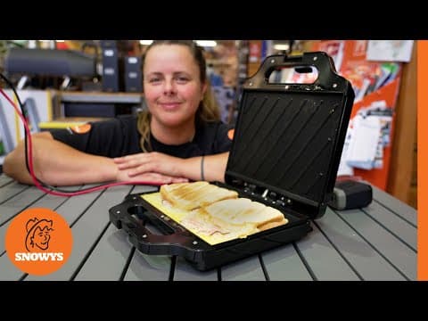 Hardkorr 12v Sandwich Press With Grill Plate