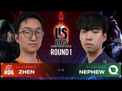 Zhen (m. Bison) Vs. Nephew (juri) - Kuaishou Vs. Flyquest - Street Fighter League Us 2025 Day 3