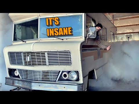 I Did It!!! Big Turbo Motor Home!!!