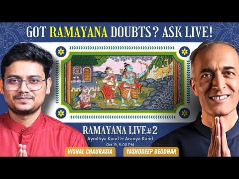 Clear Your Ramayana Doubts With Yashodeep Deodhar | Valmiki Ramayan Live Q&a