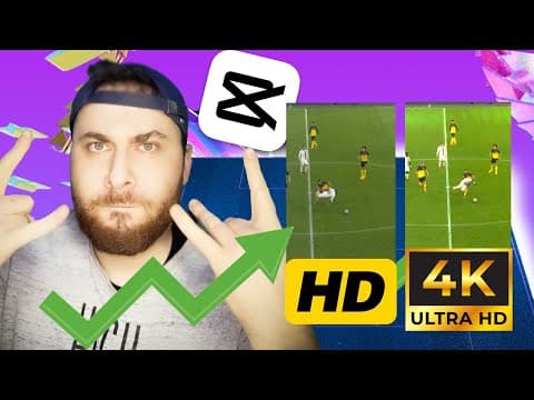 How To Make Your Football Edits Look [4k] Sharpen Using Cupcut Desktop
