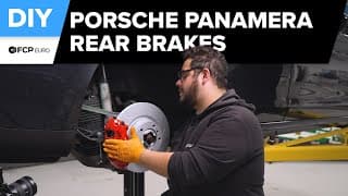 Porsche Panamera Rear Brake Rotor & Pad Replacement Diy (2010-2016 Porsche Panamera 970)