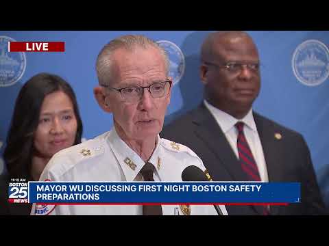 Watch Live: Mayor Wu Discussing First Night Boston Safety Preparations.