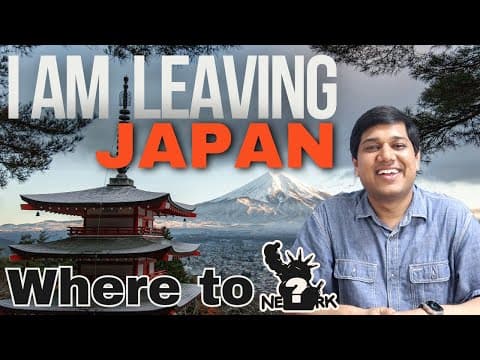 Leaving Tokyo, Japan After 3.5 Years! Where To Next?