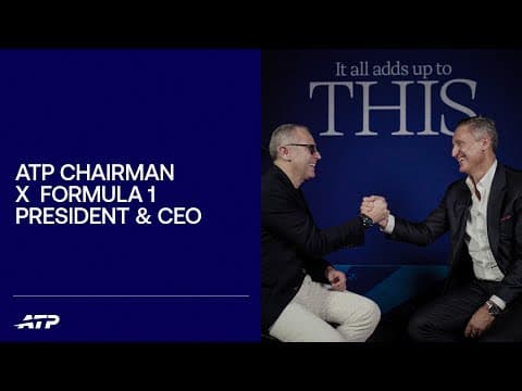 Atp Chairman Andrea Gaudenzi Sits Down With Formula 1 President & Ceo Stefano Domenicali 🏎️ 🎾