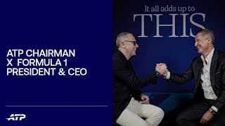 Atp Chairman Andrea Gaudenzi Sits Down With Formula 1 President & Ceo Stefano Domenicali 🏎️ 🎾